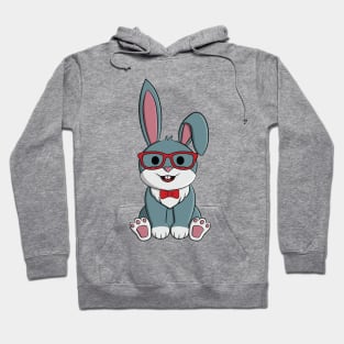 Bunny with glasses Hoodie